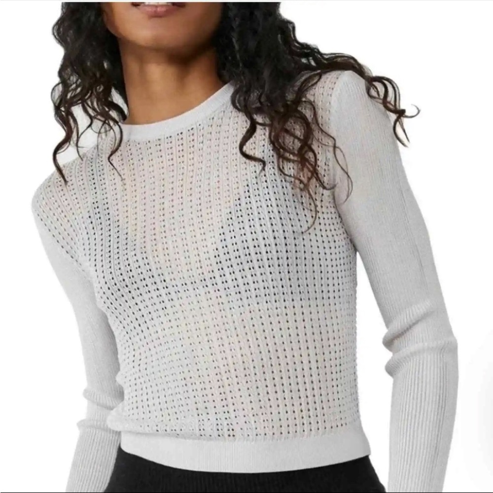 Free People H2O Crew Pullover Found Moon color. Size x-small
